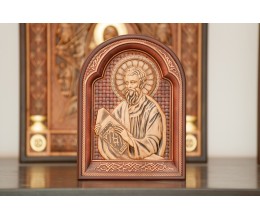 Икона резная Святой Матфей Евангелист